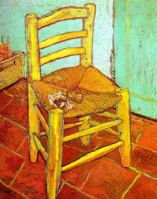 Vincent Van Gogh Artist's Chair with Pipe oil painting image